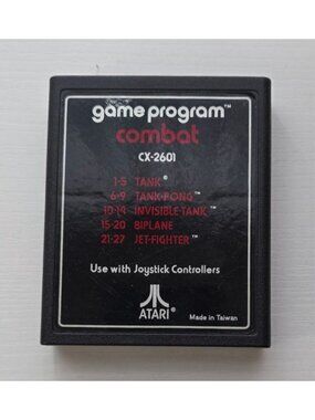 Vintage  Atari 2600  Combat  Cartridge